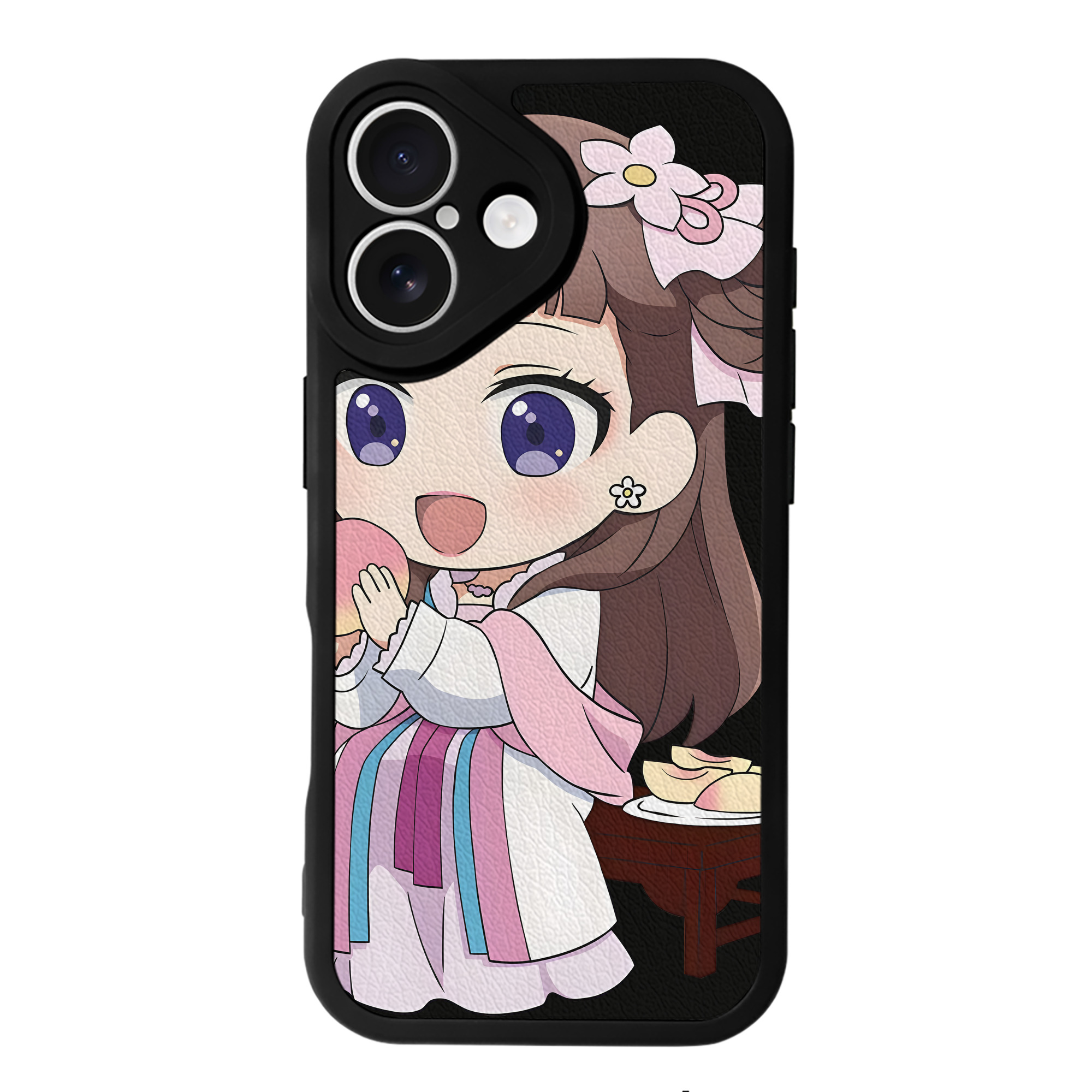 （画像用） 薬屋のひとりごと The Apothecary Diaries 【iPhone 16シリーズ対応】シリコンスマホケース（レザー調） 材質：シリコン